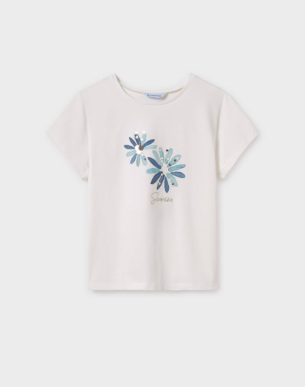 MAYORAL BLUZA CU CU MANECA SCURTA BRODATA