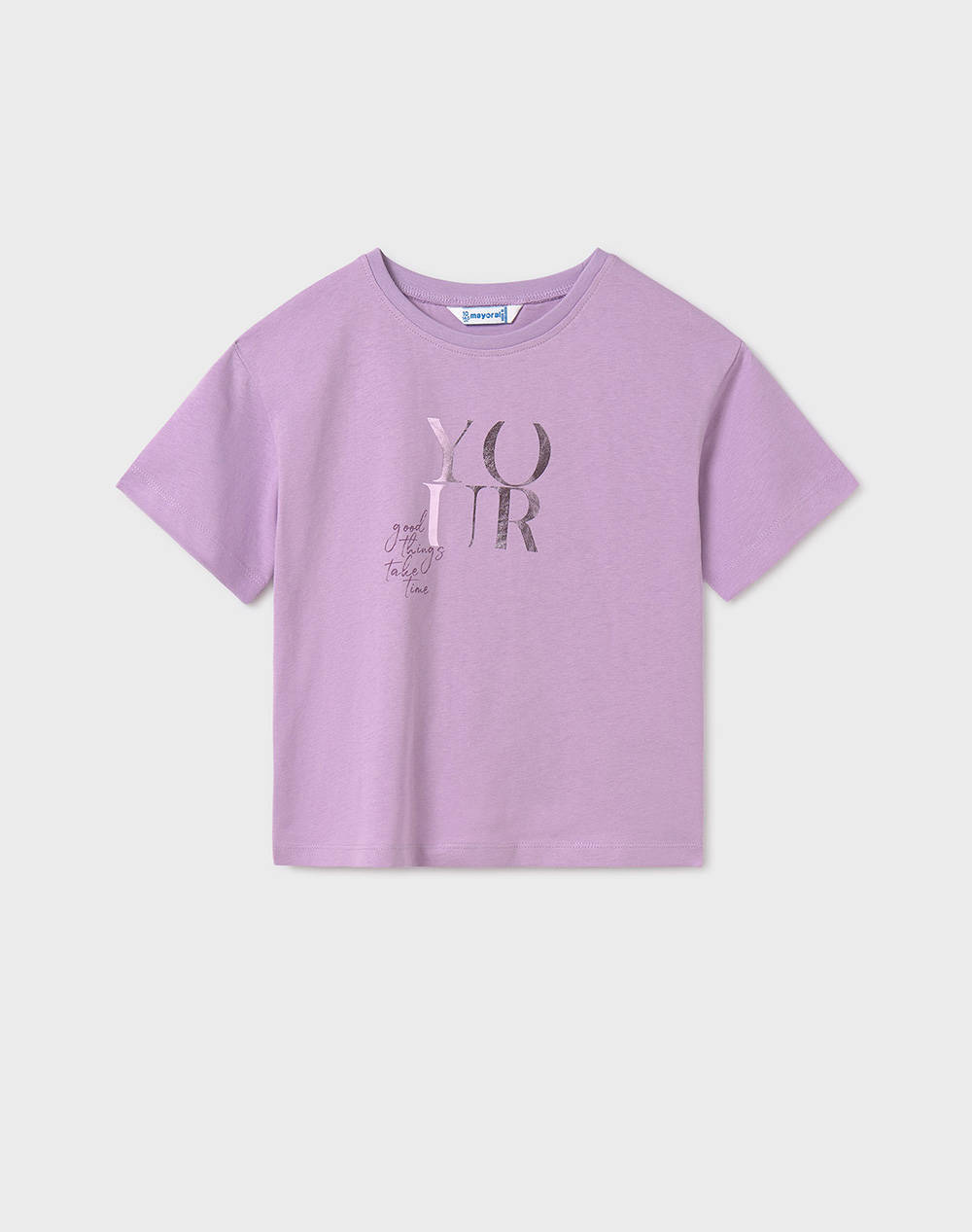 MAYORAL BLUZA CU CU MANECA SCURTA LITERE