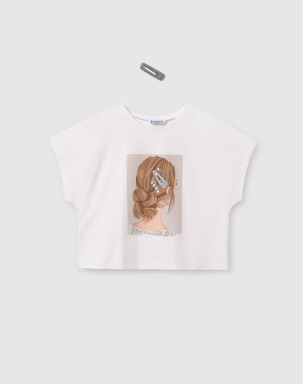 MAYORAL BLUZA MANECA SCURTA FATA AGRAFA