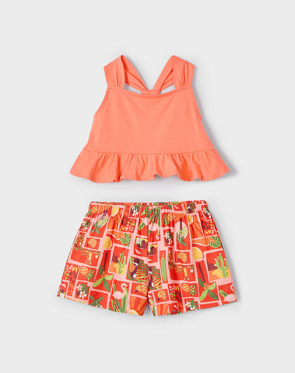 MAYORAL SET SHORTS MACO CREP