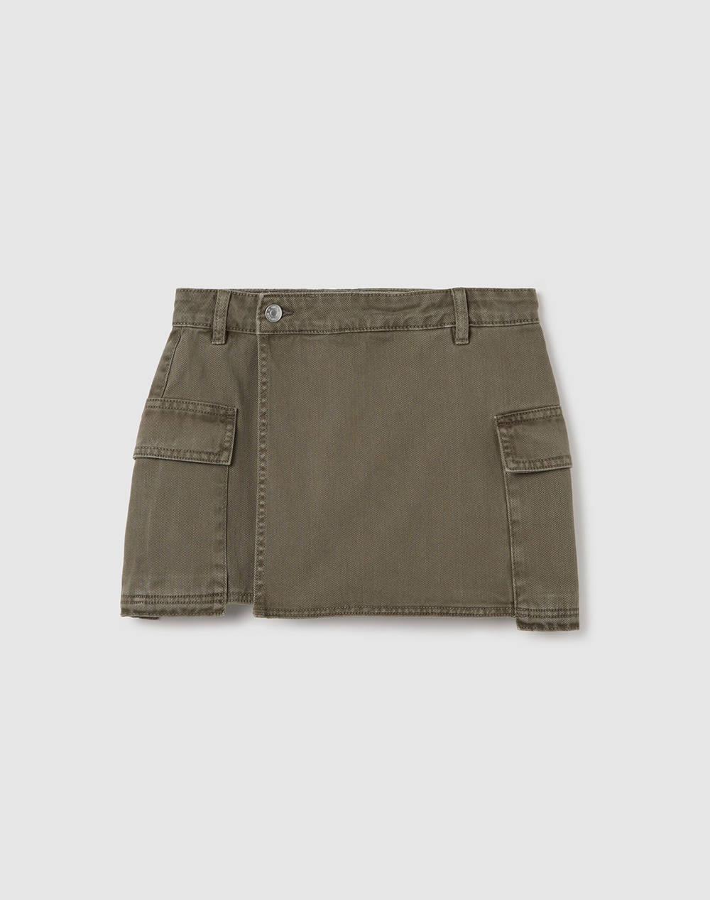 OVS SKORT CARGO ACID WASH