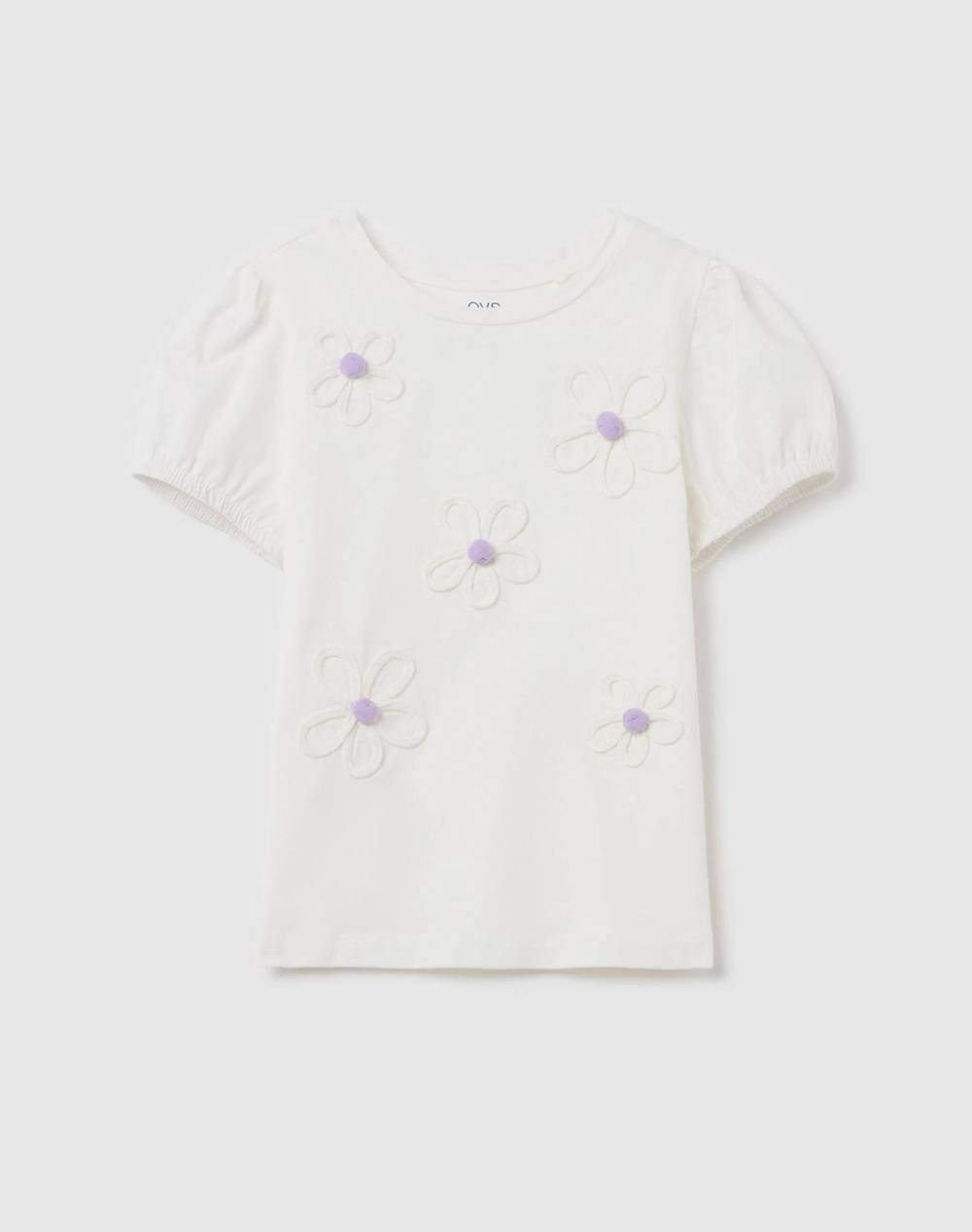 OVS T-SHIRT S/S FLOWERS
