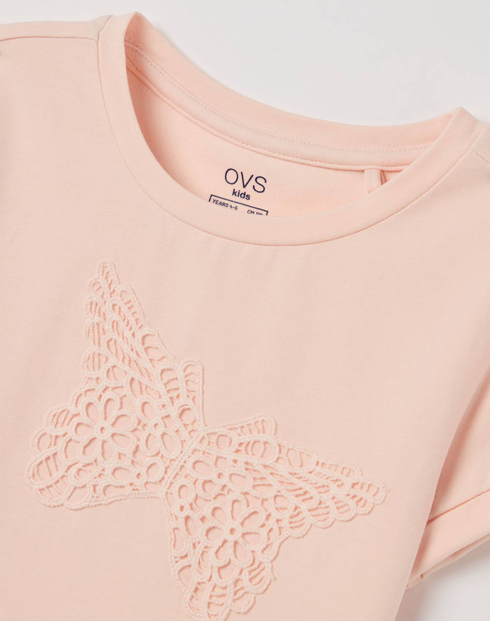 OVS T-SHIRT S/S BUTTERFLY