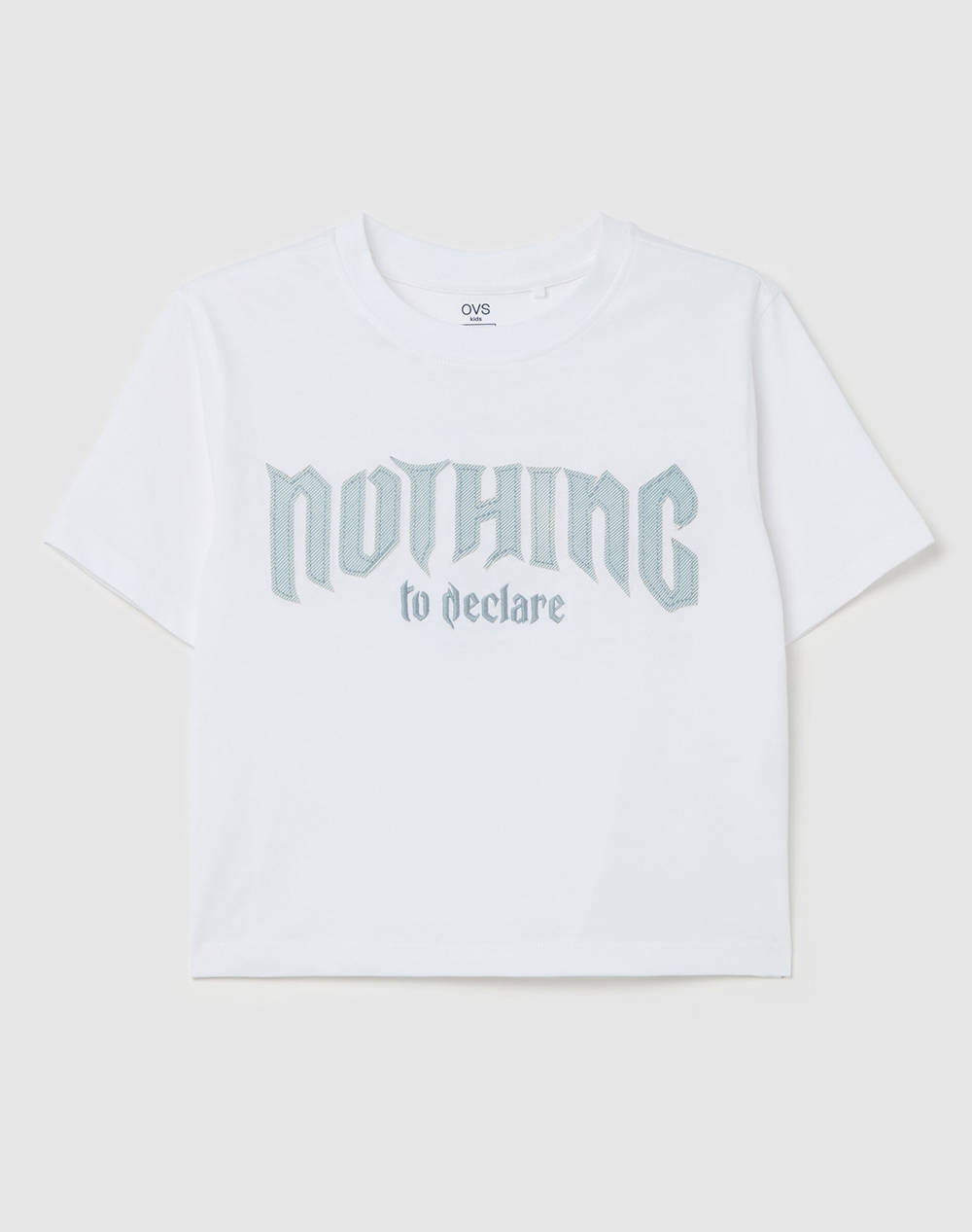 OVS T-SHIRT W/CANVAS APPL