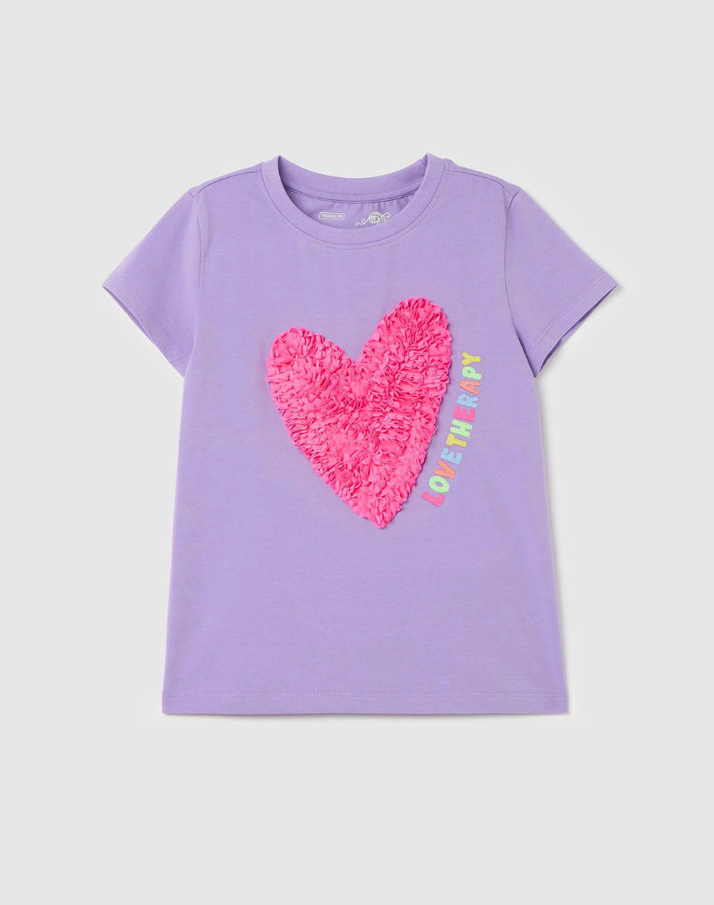 OVS T-SHIRT S/S W/APPLICATION