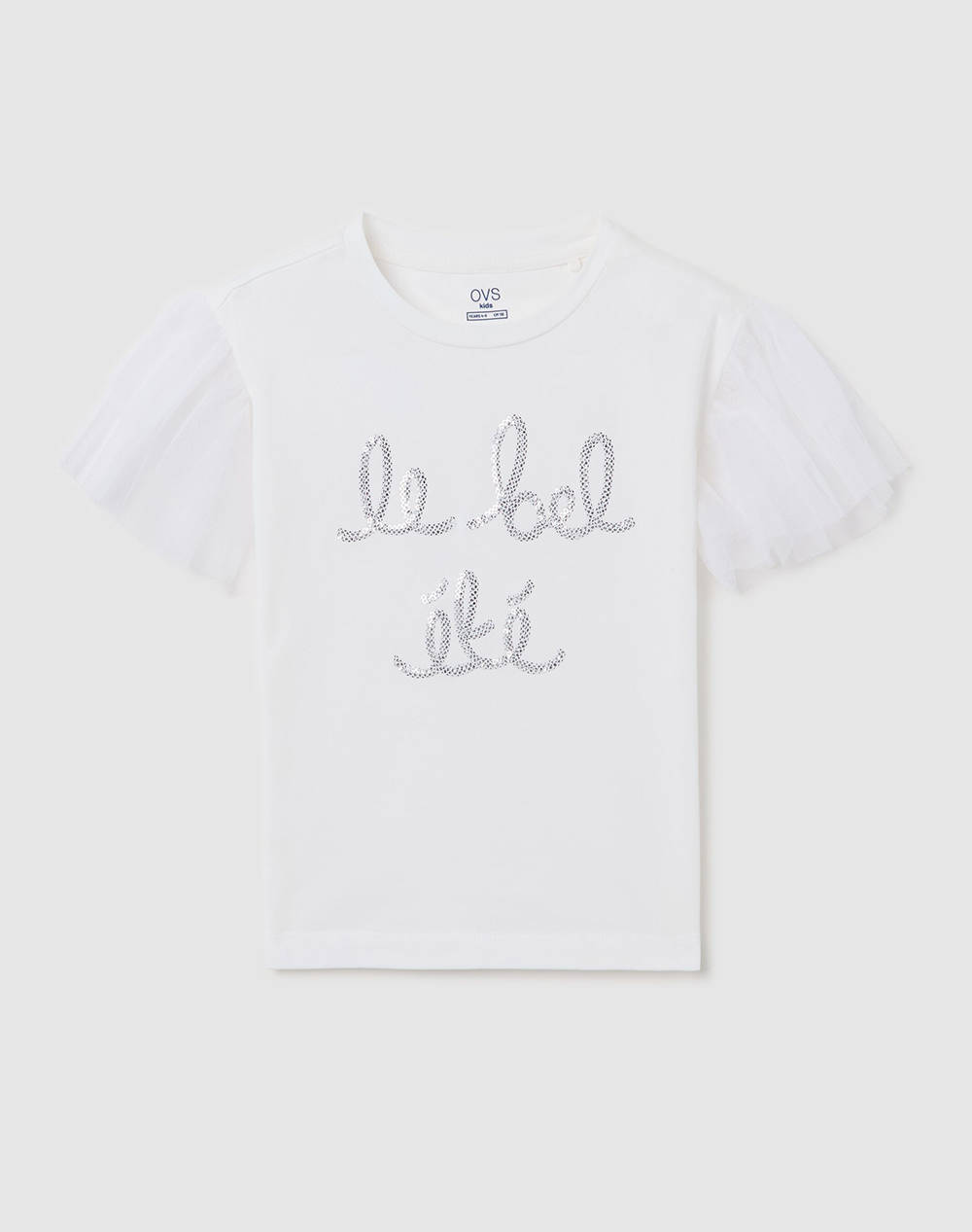 OVS T-SHIRT W/ ROUCHES