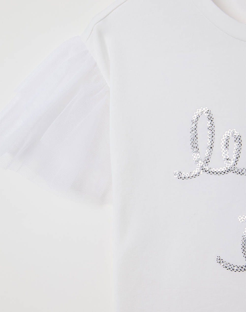 OVS T-SHIRT W/ ROUCHES