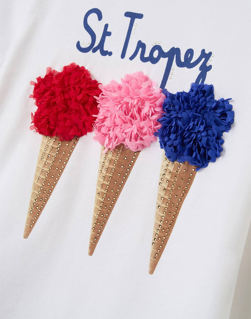 OVS T-SHIRT S/S W/APPLICATION