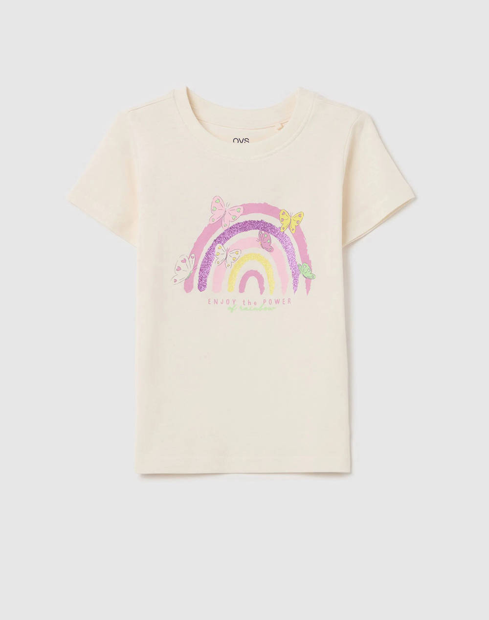OVS TSHIRT 4/5 COL+STRASS
