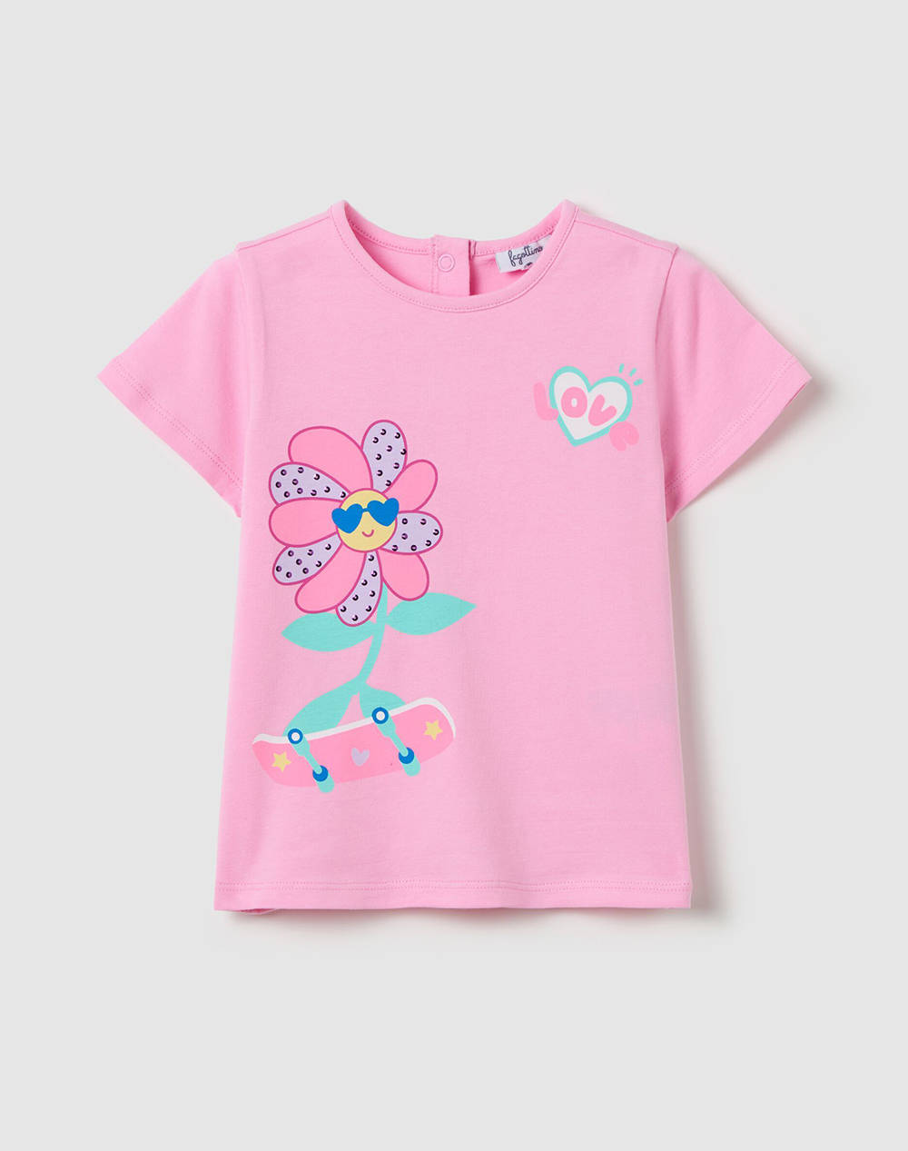 OVS TSH FLOWER IN SKATE