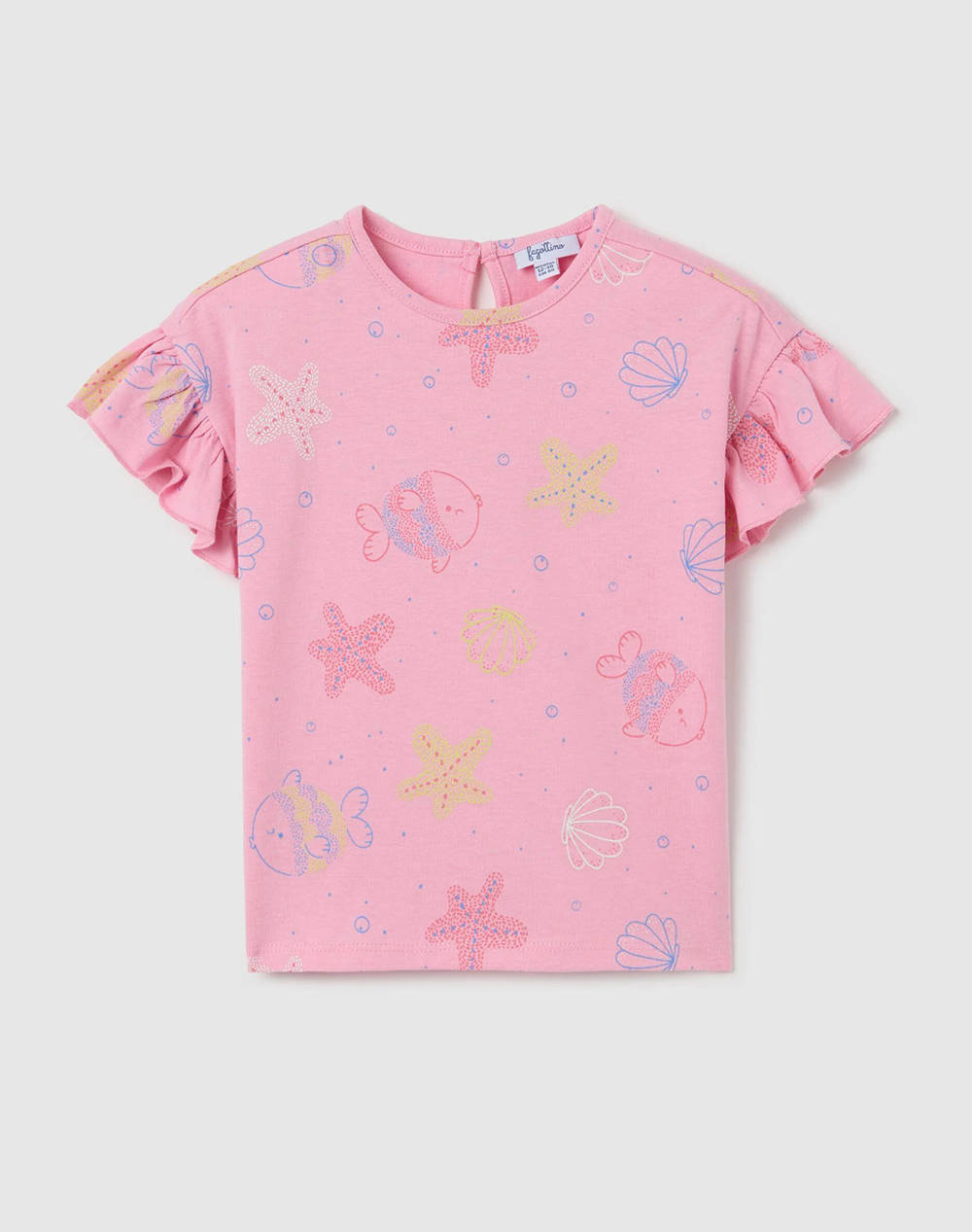 OVS T-SHIRT AOP MARINE