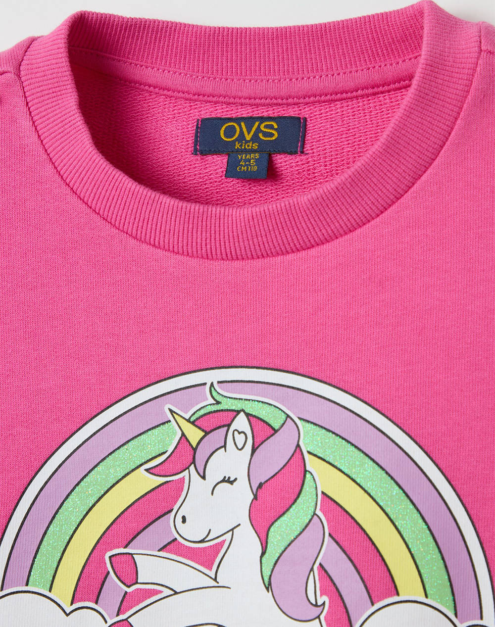 OVS SWEAT ROUND COLLAR 4/5COL