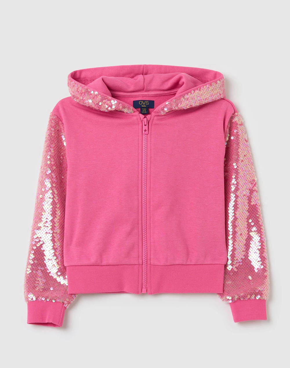 OVS HOODIE FULLZIP W/SEQUINS