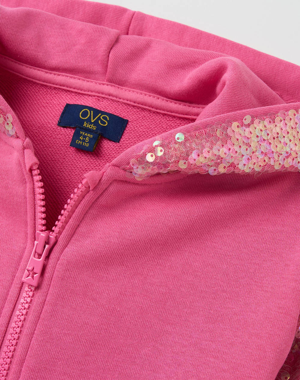 OVS HOODIE FULLZIP W/SEQUINS