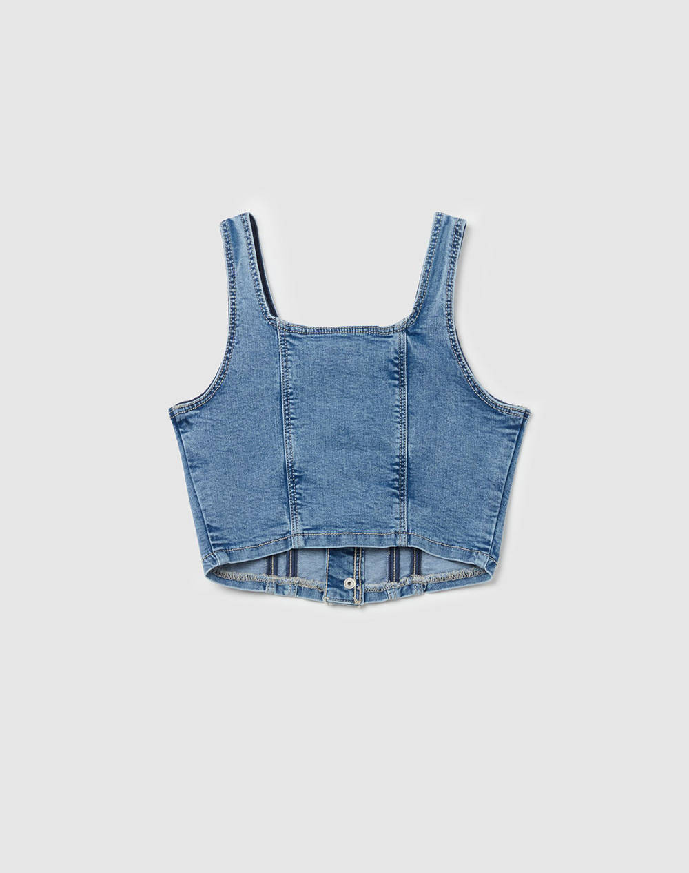 OVS DENIM TOP W/BUTTONS