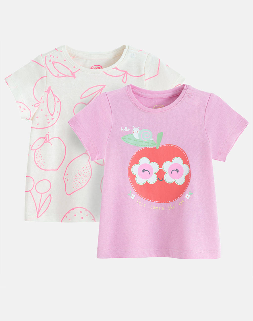 COOL CLUB Bluza cu maneca scurta 2 buc FATA
