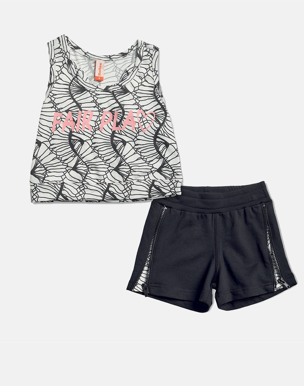 REFLEX SET SHORTS BL.IMPR.FAIR PLAY