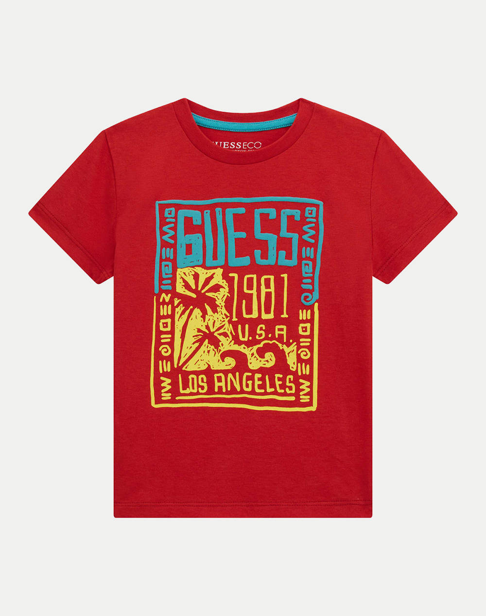 GUESS SS T-SHIRT - MID ORGANIC COTTON 160 BLUZA B