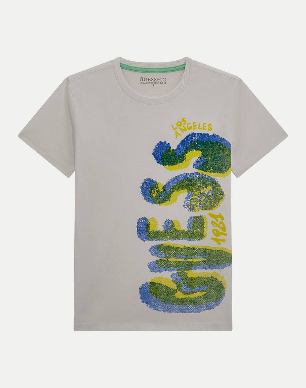GUESS SS T-SHIRT - MID ORGANIC COTTON 160 BLUZA B