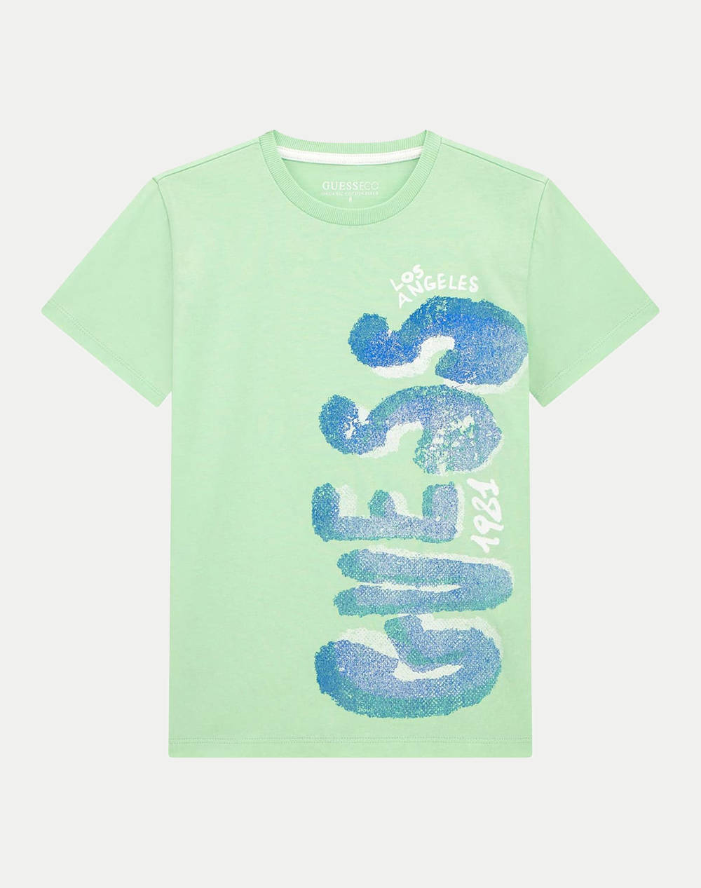 GUESS SS T-SHIRT - MID ORGANIC COTTON 160 BLUZA B