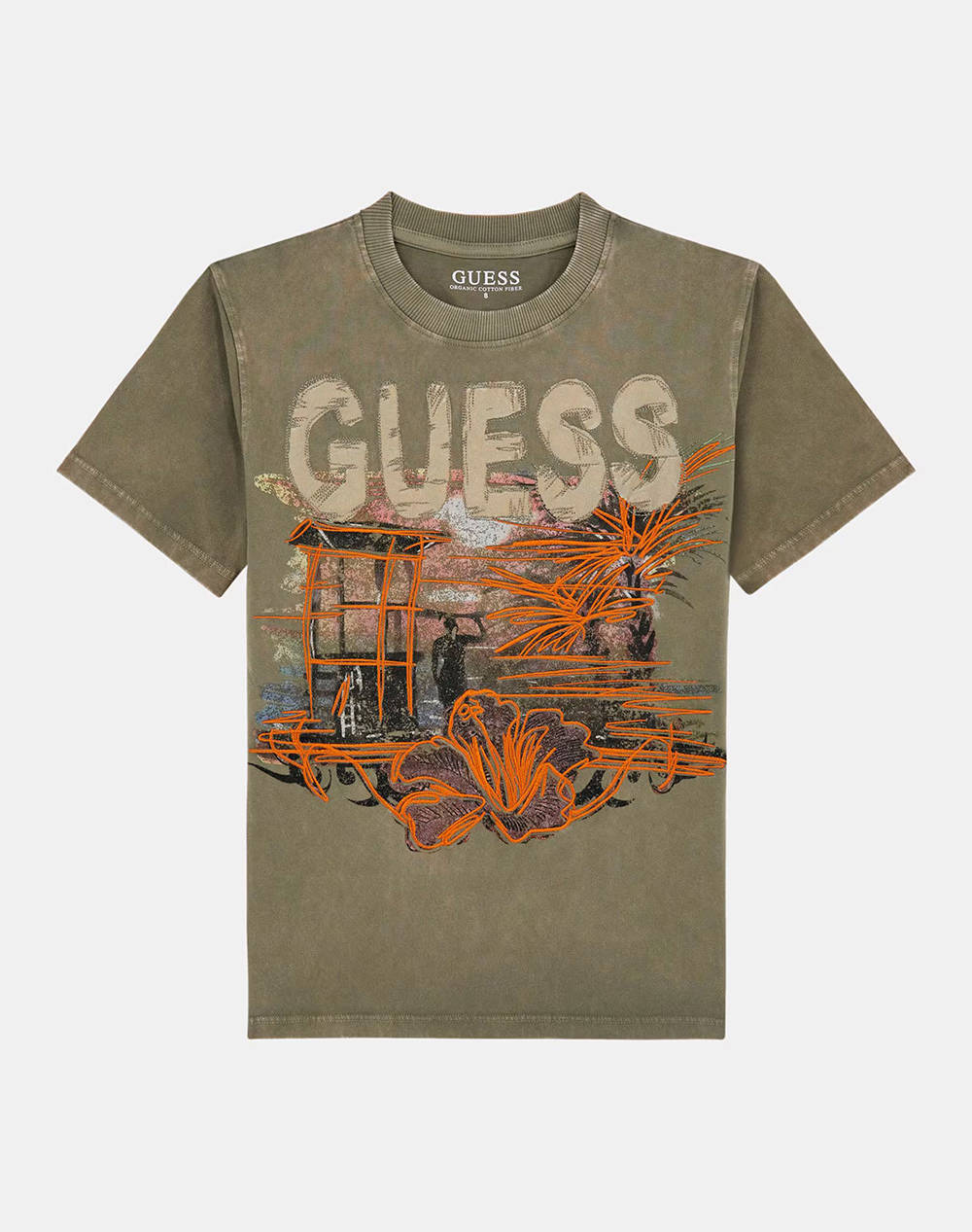 GUESS OVERSIZE SS T-SHIRT - MID ORGANIC COTTON 160 BLUZA DE COPII BOY