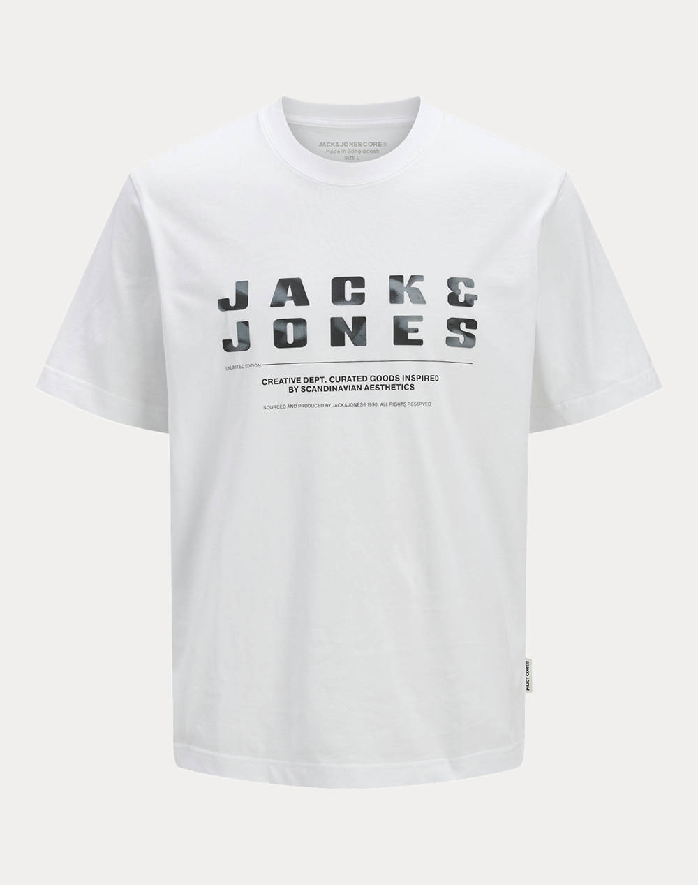 JACK&JONES JCORECHARGE FRONT BRANDING TEE CRE JNR
