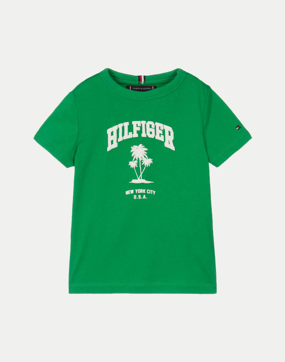 TOMMY HILFIGER HILFIGER PALM PRINT TEE SS