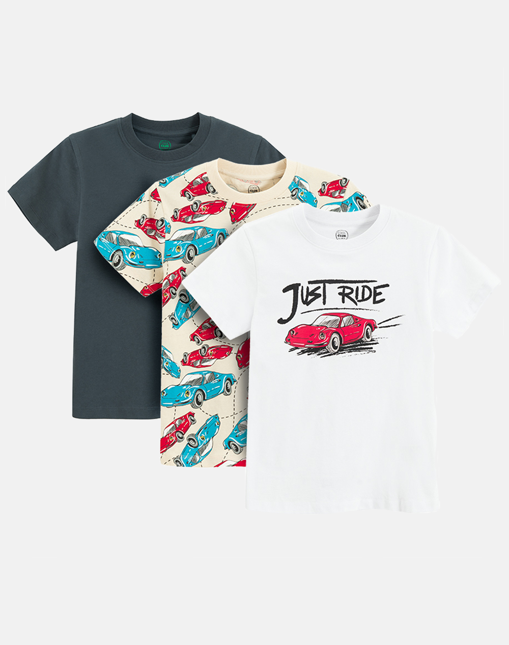 COOL CLUB Bluza cu maneca scurta 3 buc BAIAT
