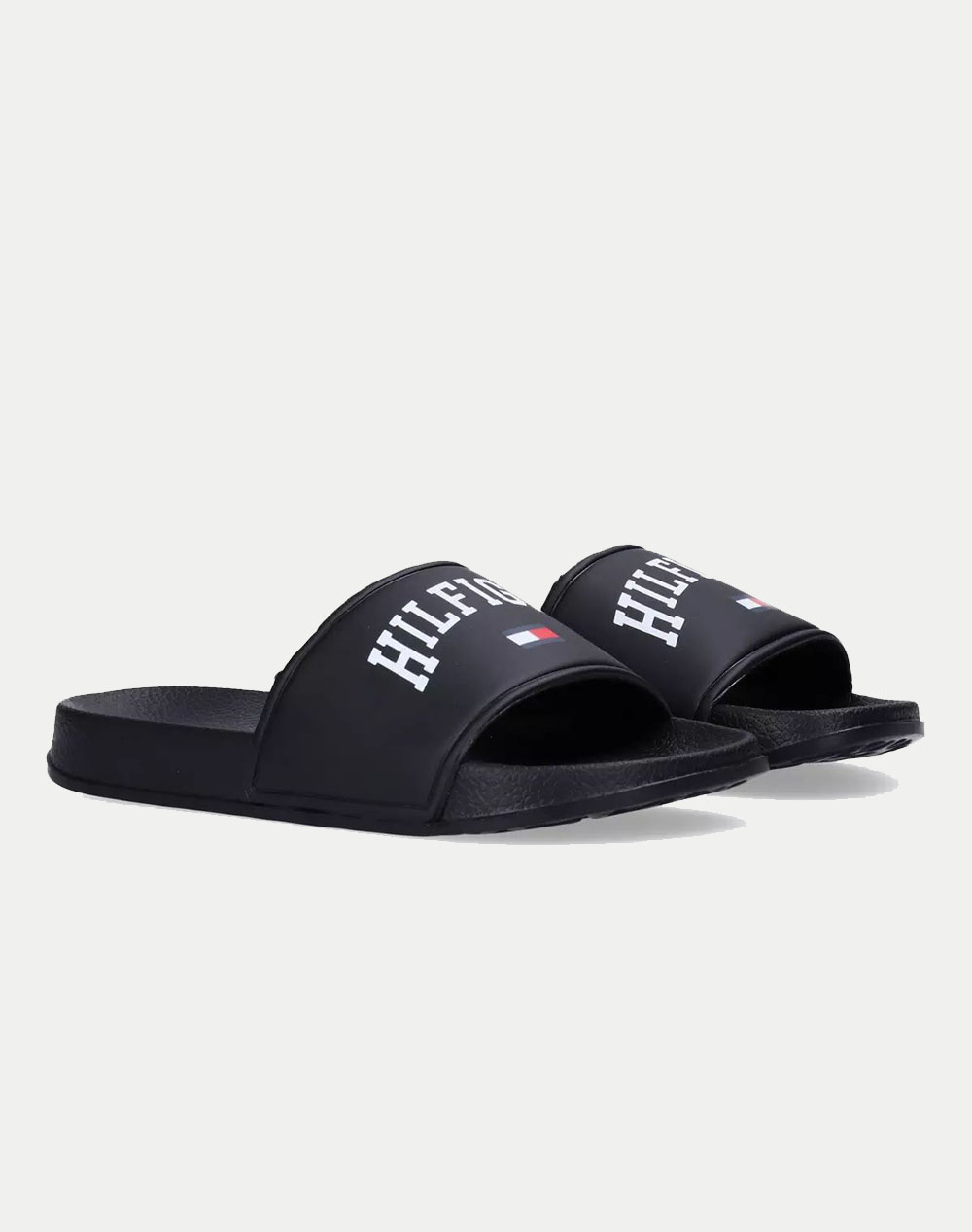 TOMMY HILFIGER LOGO PRINT POOL SLIDE