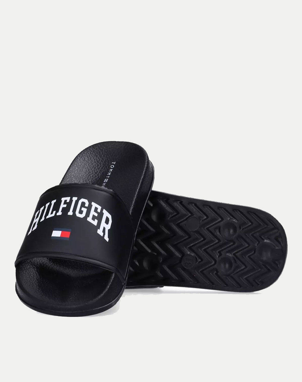 TOMMY HILFIGER LOGO PRINT POOL SLIDE