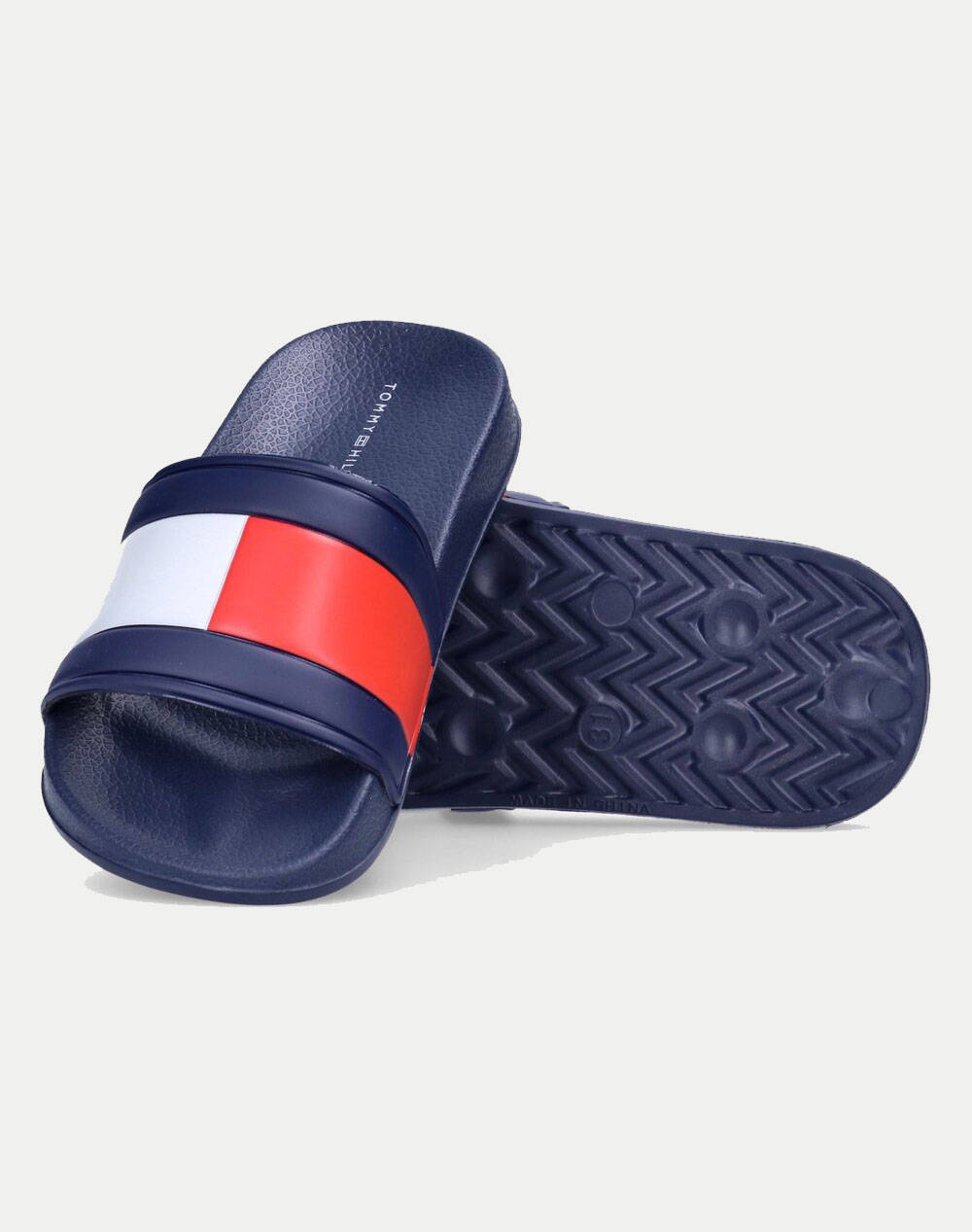 TOMMY HILFIGER FLAG PRINT POOL SLIDE