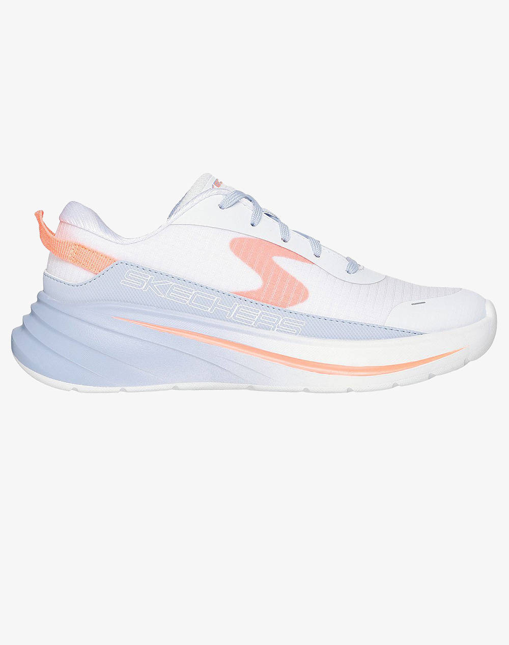 SKECHERS Lace Up Sneaker W/ Mono Mesh W/ Midsole Paint W/ Swan S