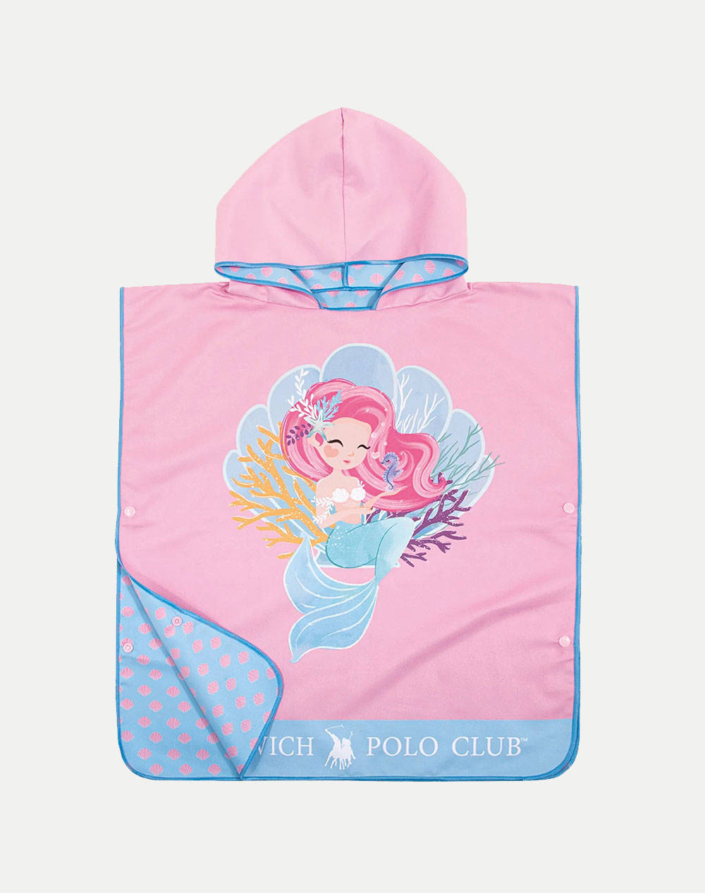 DAS 4041 PONCHO DE PLAJA GREENWICH POLO CLUB JUNIOR (Dimensiuni: 50 x115cm.)