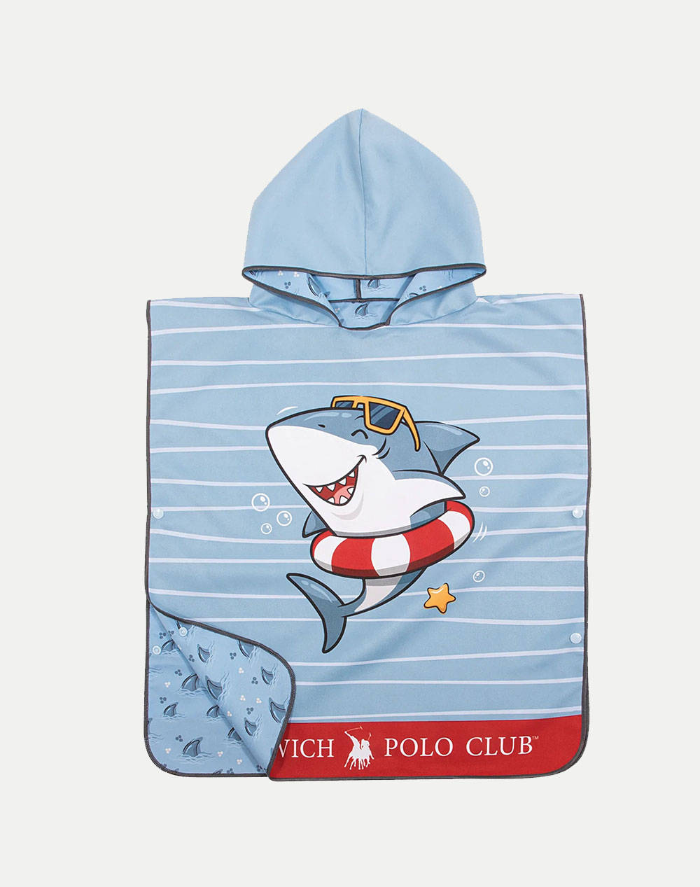 DAS 4044 PONCHO DE PLAJA GREENWICH POLO CLUB JUNIOR (Dimensiuni: 50 x 115cm.)