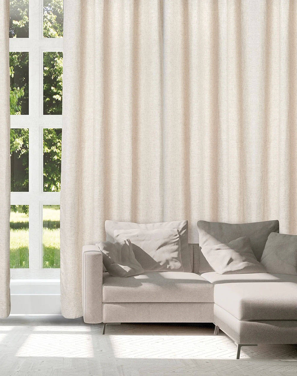 DAS 2250 PERDEA CU INELE (Dimensiuni: 140 x 270 cm.)
