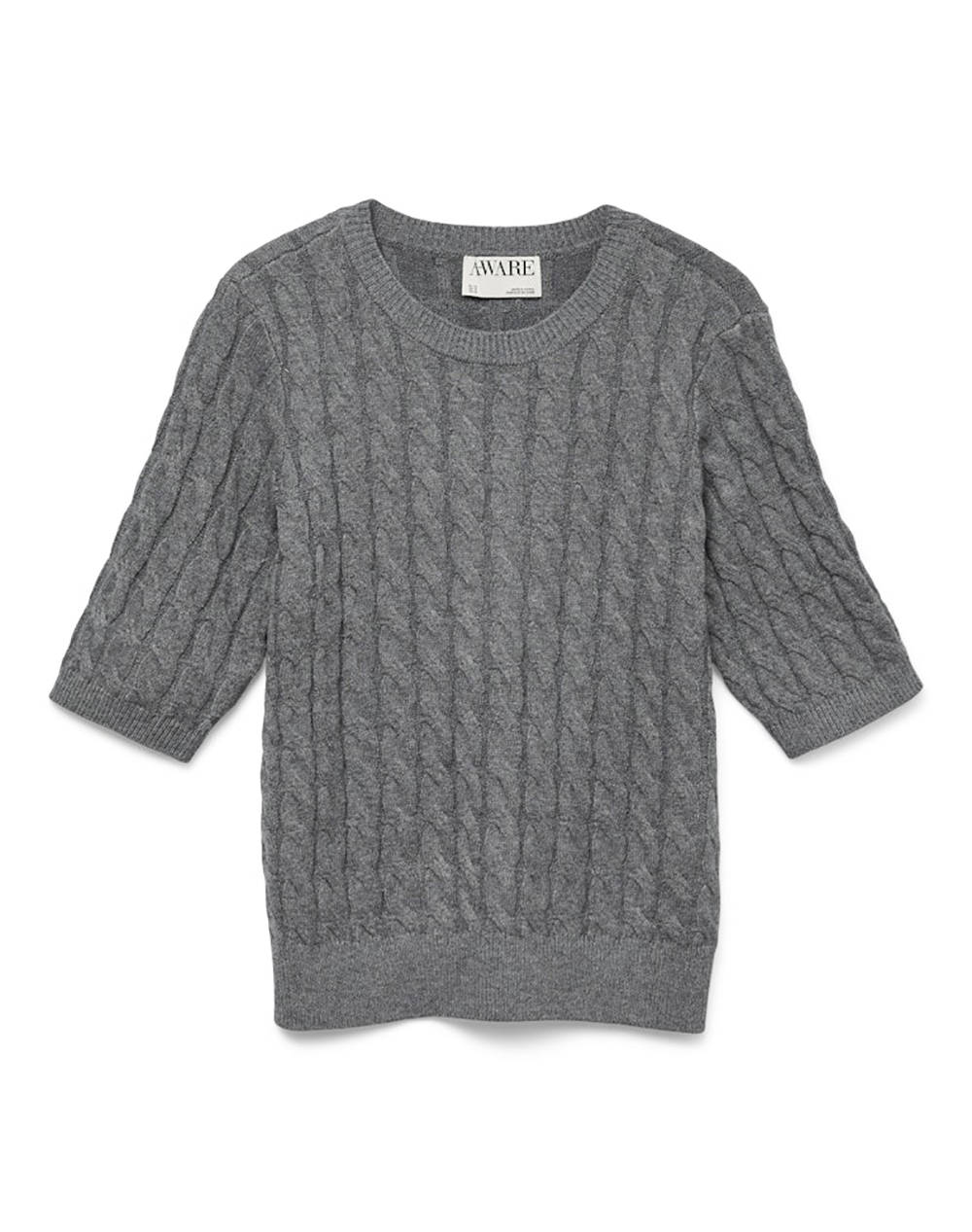 AWARE AWLORELLA 2/4 CREW NECK KNIT TOP NOOS