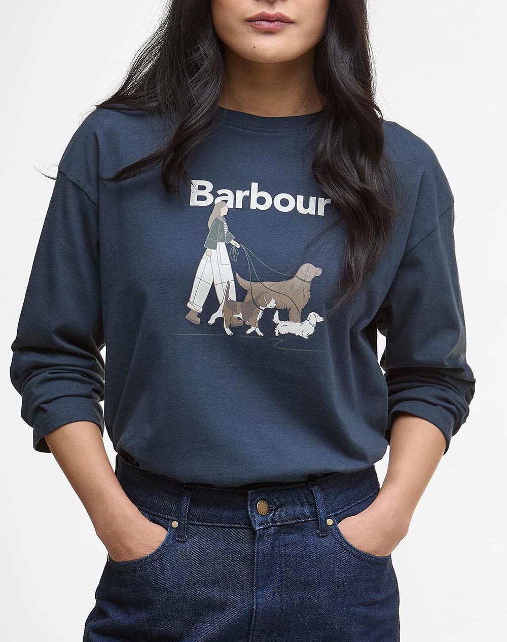 BARBOUR BLUZA T-SHIRT Μ/Μ