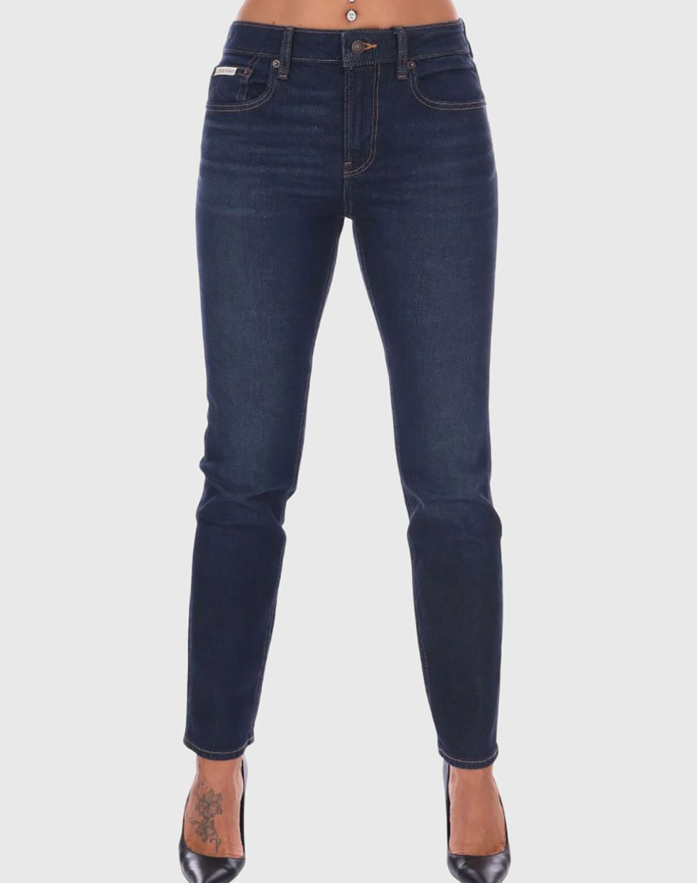 CALVIN KLEIN MID RISE SLIM OXBOW