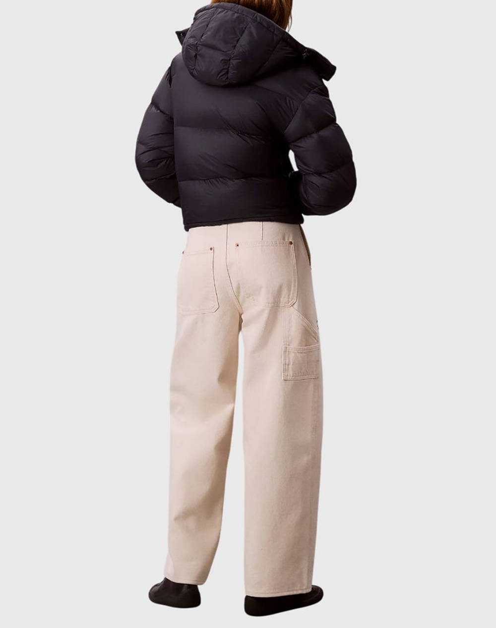 CALVIN KLEIN ESSENTIAL MIDWEIGHT PUFFER JACKE