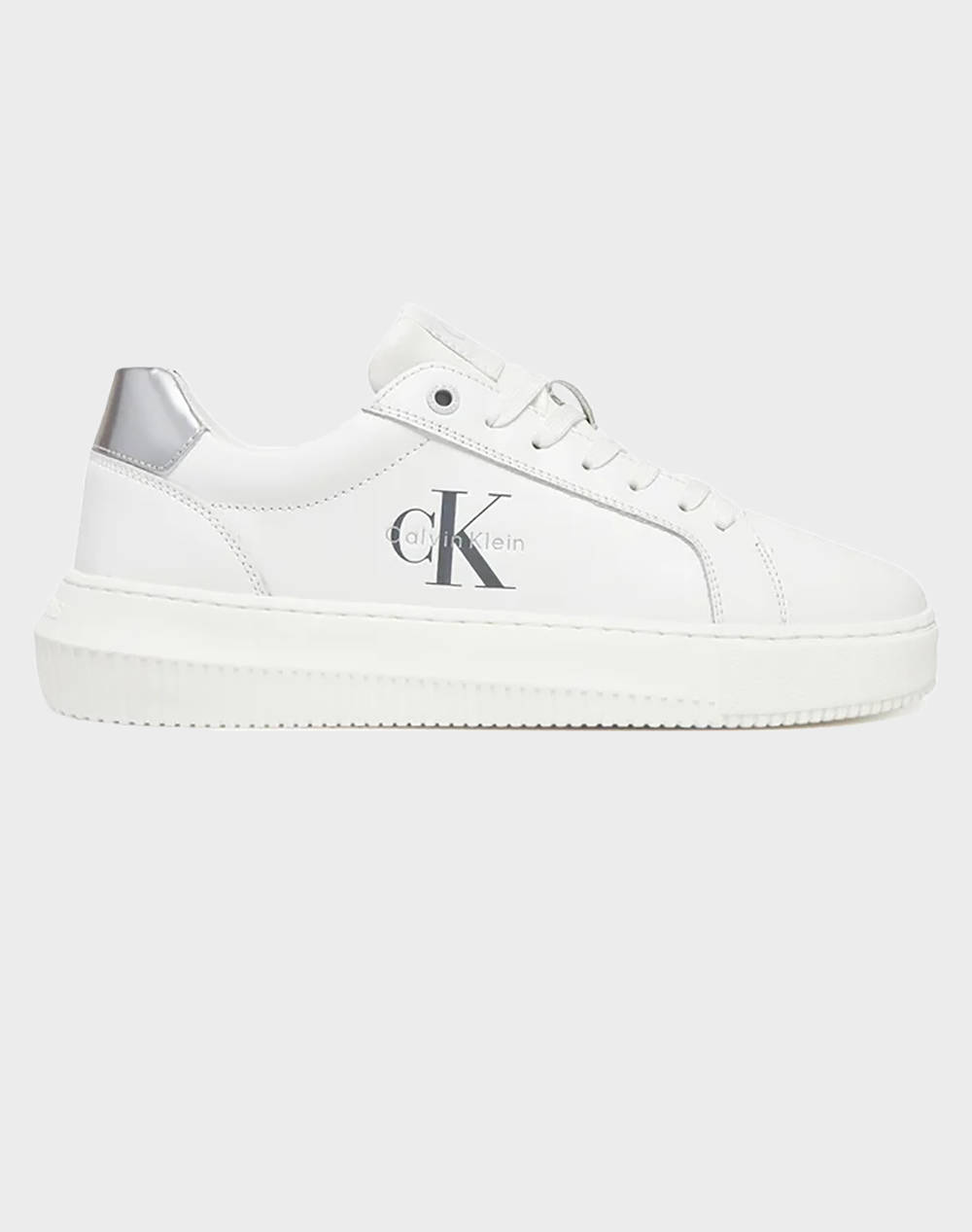 CALVIN KLEIN JEANS CHUNKY CUPSOLE LTH SILVER