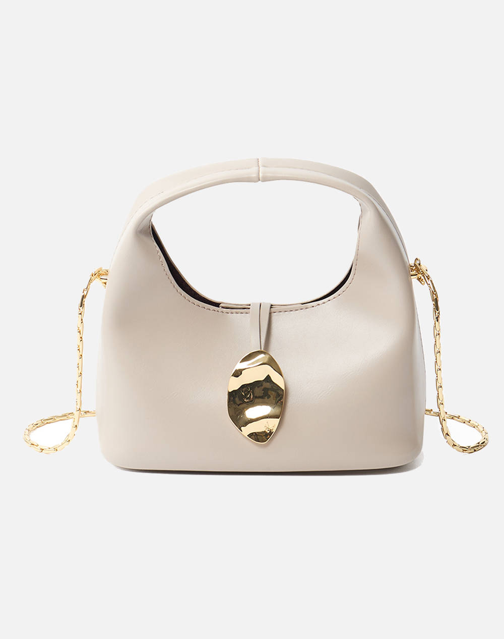 CALVIN KLEIN STONE LOCK SLOUCHY CROSSBODY BAG (Dimensiuni: 12.5 x 9.5 x 19cm.)