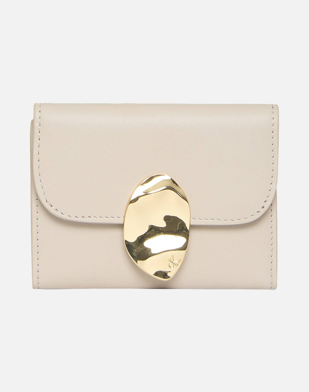 CALVIN KLEIN STONE LOCK SLOUCHY LTHR TRIFOLD (Dimensiuni: 7.5 x 10.5 x 0.5cm.)