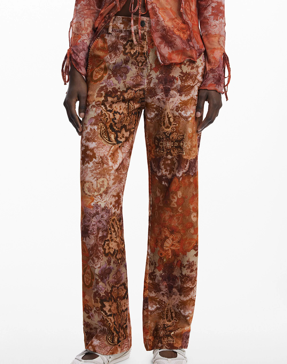 DESIGUAL PANT_ROMANTICA PANTALONI DE DAMA