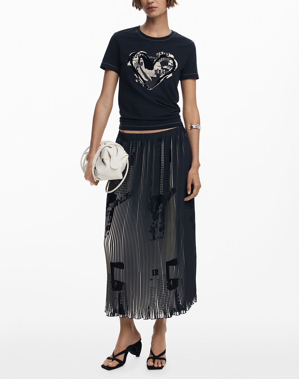 DESIGUAL FAL_NEWSPAPERS FUSTA DE DAMA