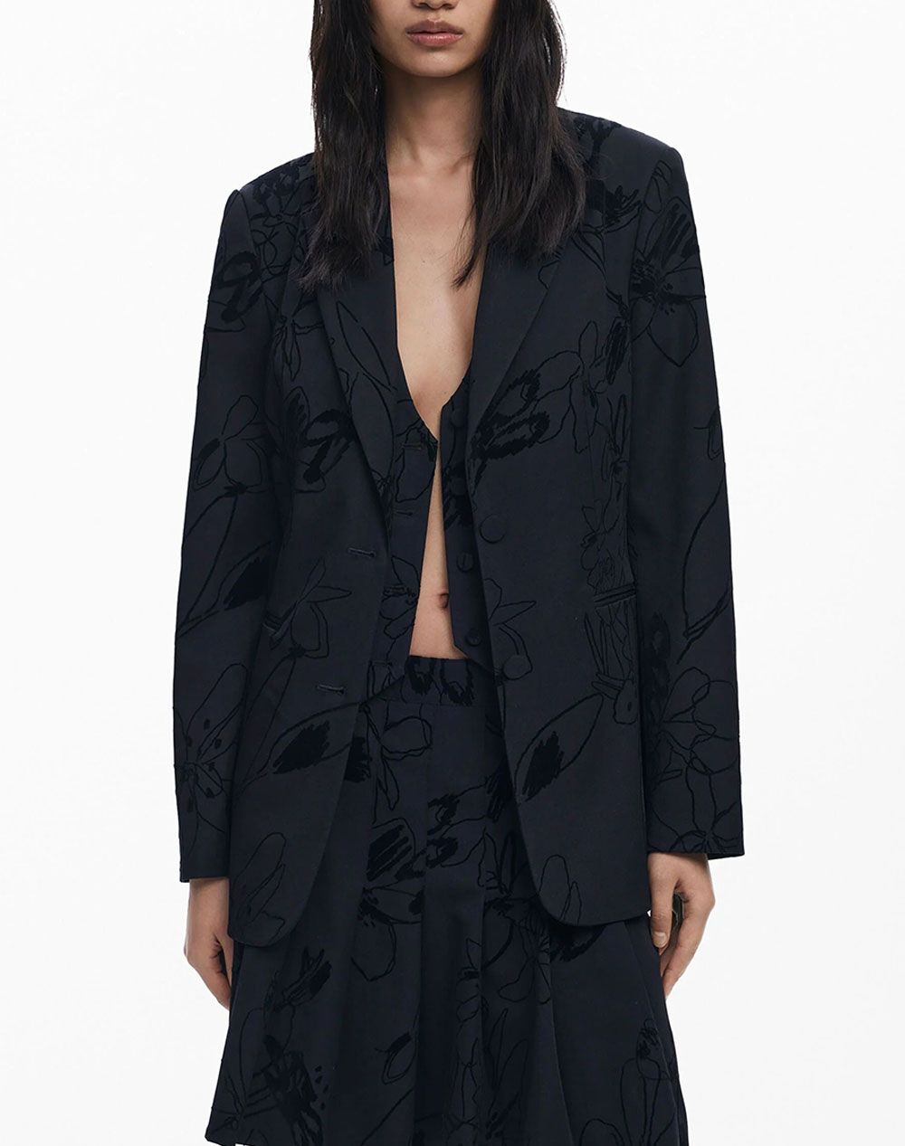 DESIGUAL BLAZER_FLOCKARTY SACOU DE DAMA