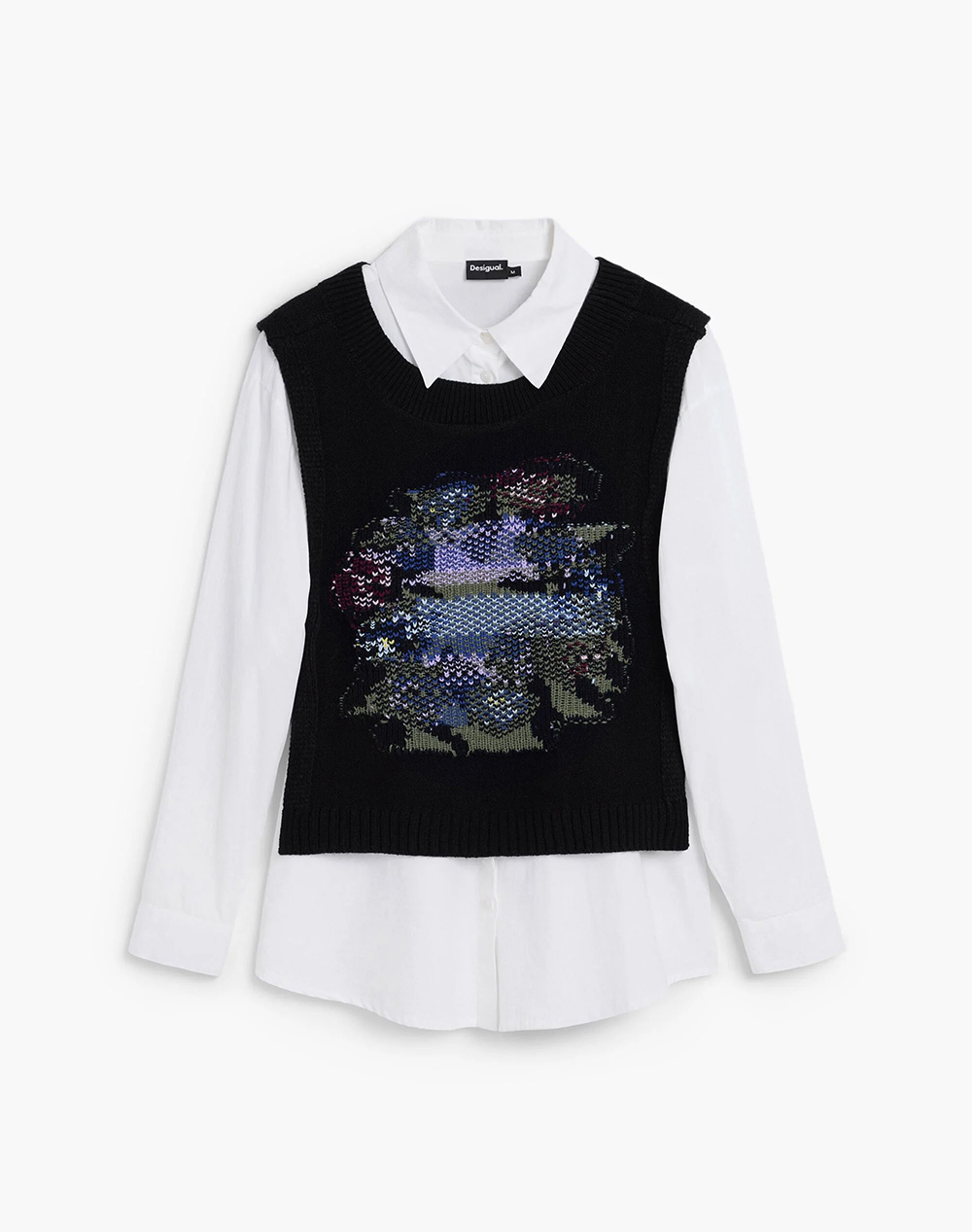 DESIGUAL CAM_CHALECO CAMASA DE DAMA