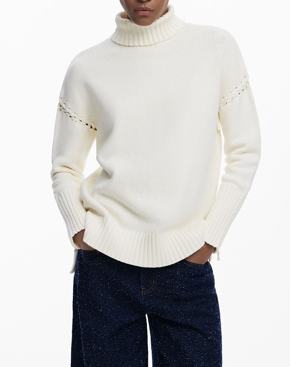 DESIGUAL JERS_VANTAA PULOVER DE DAMA