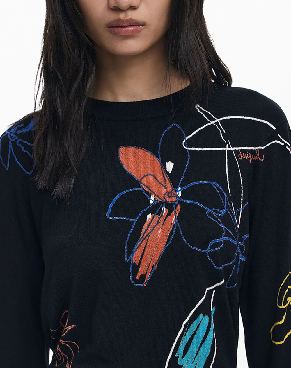 DESIGUAL JERS_ARTY PULOVER DE DAMA