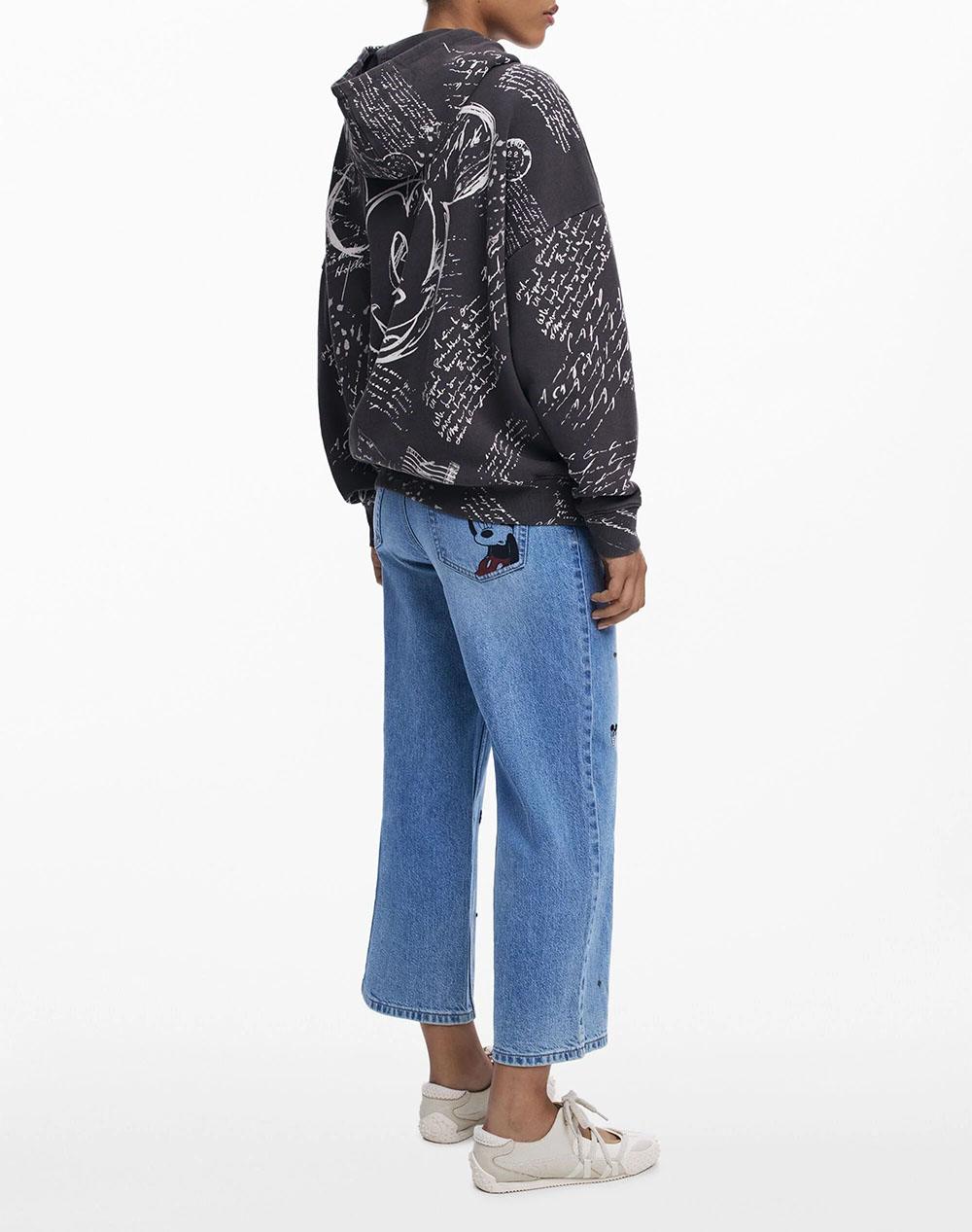 DESIGUAL SWEAT_LETTERS MICKEY HANORAC DE DAMA