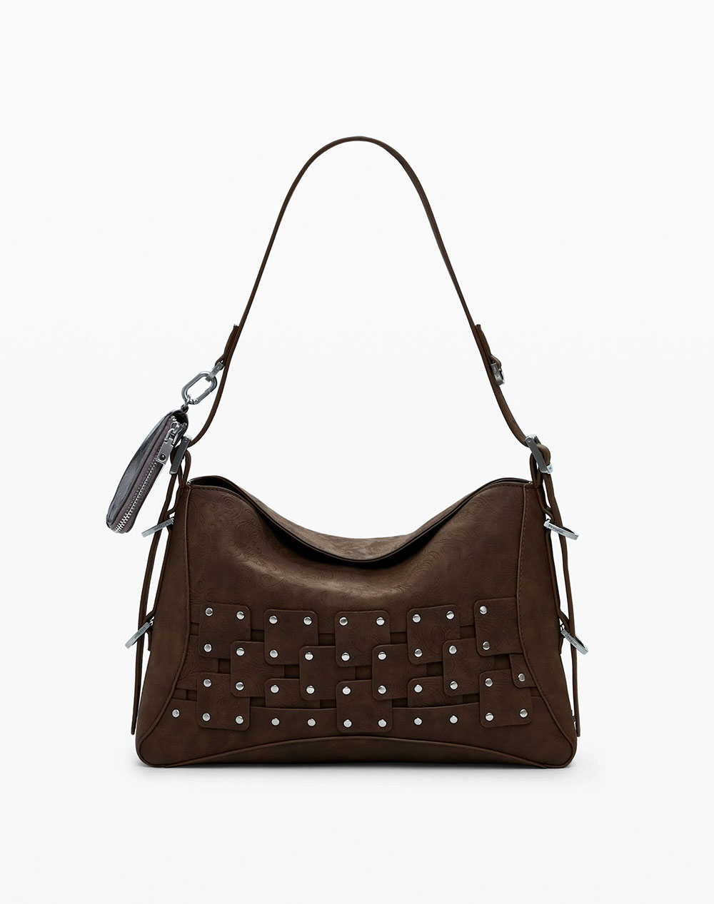 DESIGUAL BAG_NEW PATCH 2 CHOCO GEANTA DE DAMA